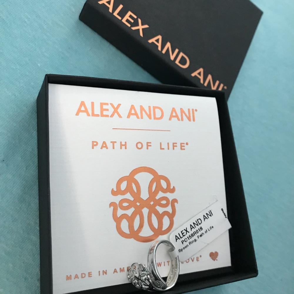 Alex and Ani Spoon Ring Path of Life